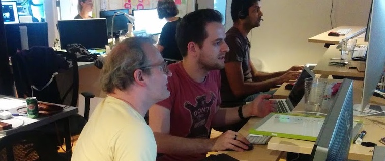 Developers Pairing at Influitive